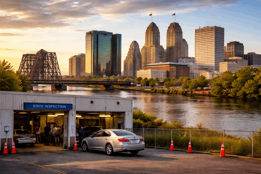 Newark NJ emissions inspection facility